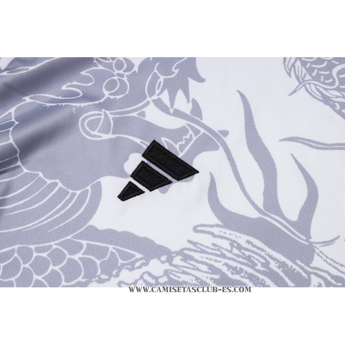 Chandal del Real Madrid Dragon 24-25 Manga Corta Blanco - Pantalon Corto